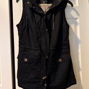 C'Est Toi Hooded Sherpa Anorak Vest